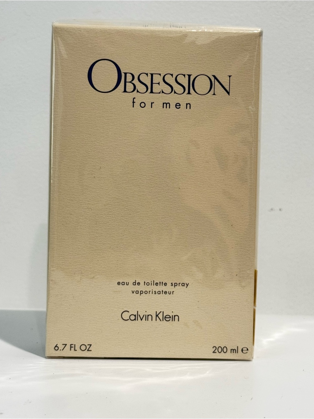 Vintage USA Calvin Klein Cosmetics Co Obsession For Men EDT Spray 6.7OZ 200ML